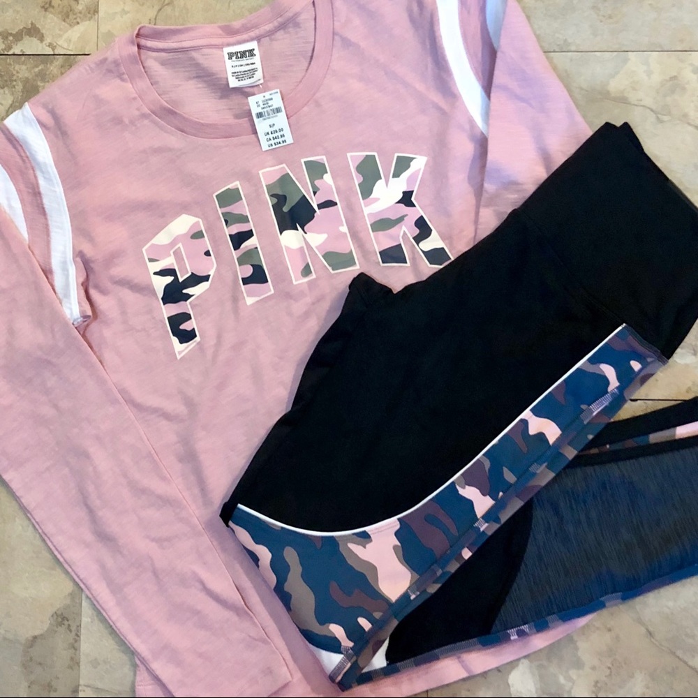 Football Tee & Ultimate High Waist Camo Legging